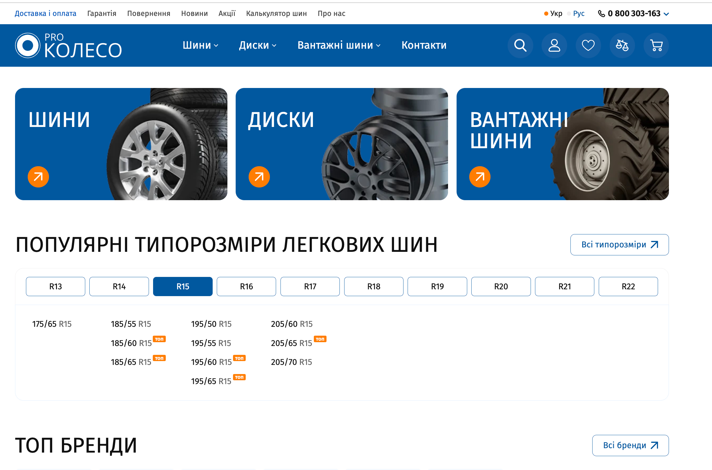 ProKoleso E-Commerce